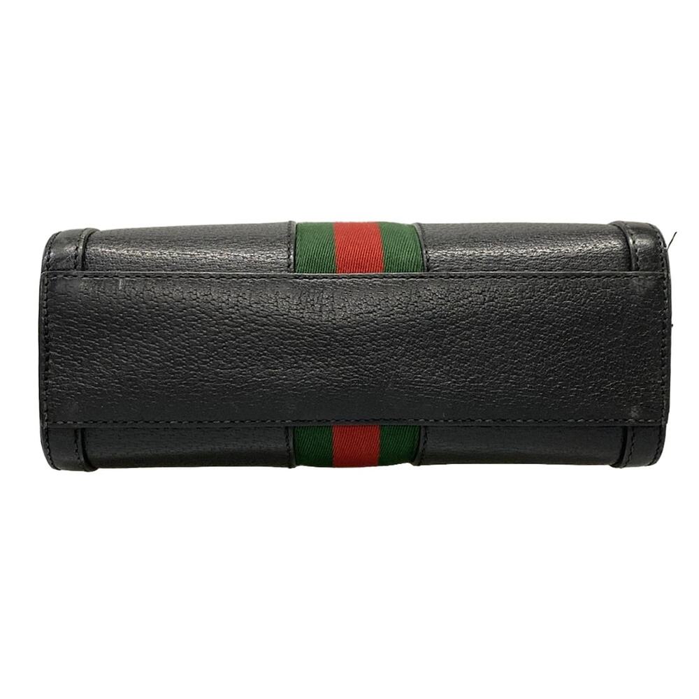 Gucci Ophidia Handbag 547551 Black Green Red - Picture 5 of 15